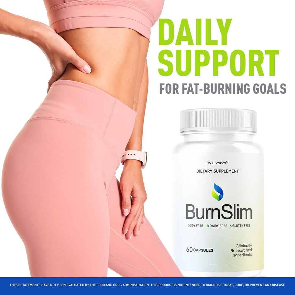 LIVORKA Burn Slim Capsules dosage label for simple daily use