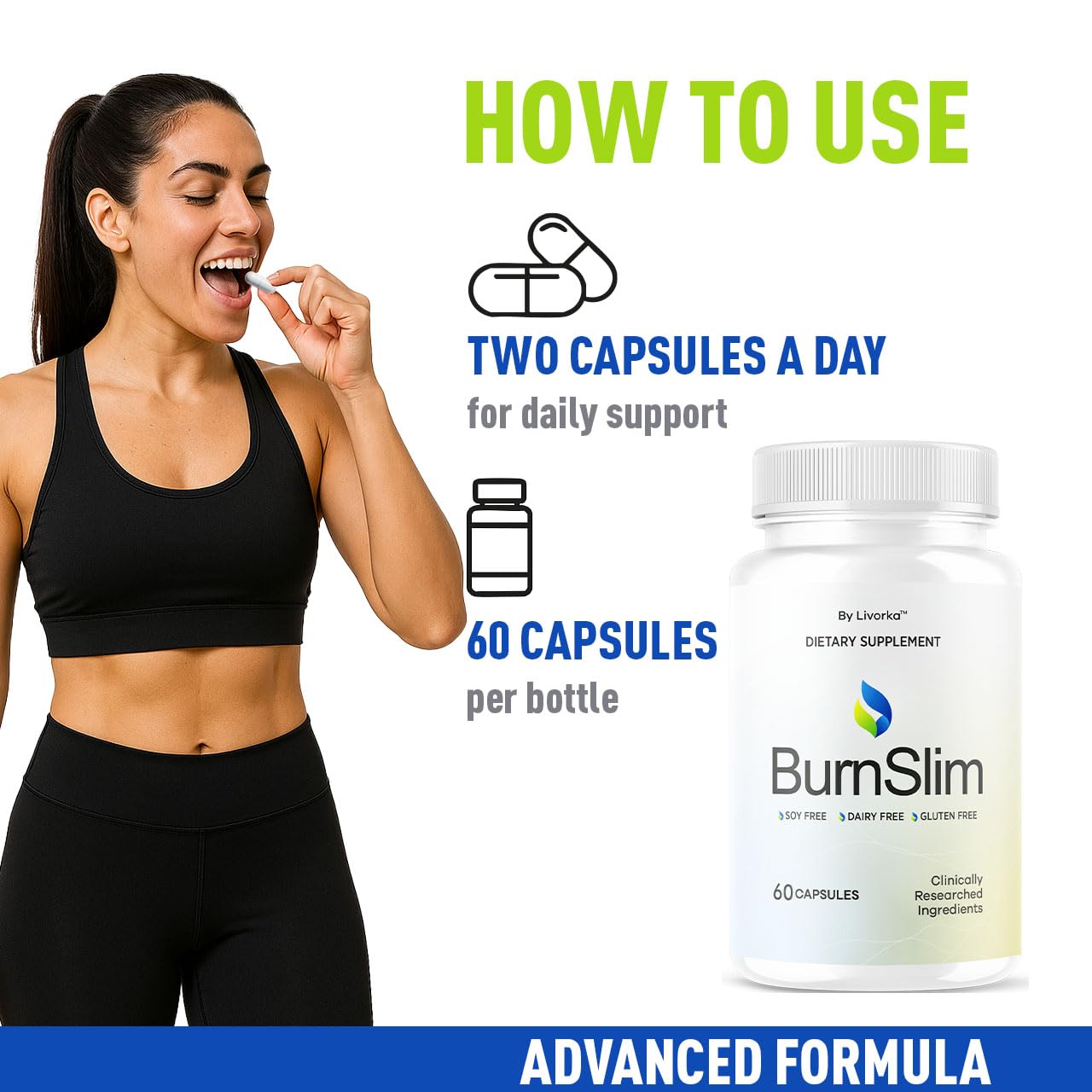 LIVORKA Burn Slim Capsules natural ingredients indicate clean wellness