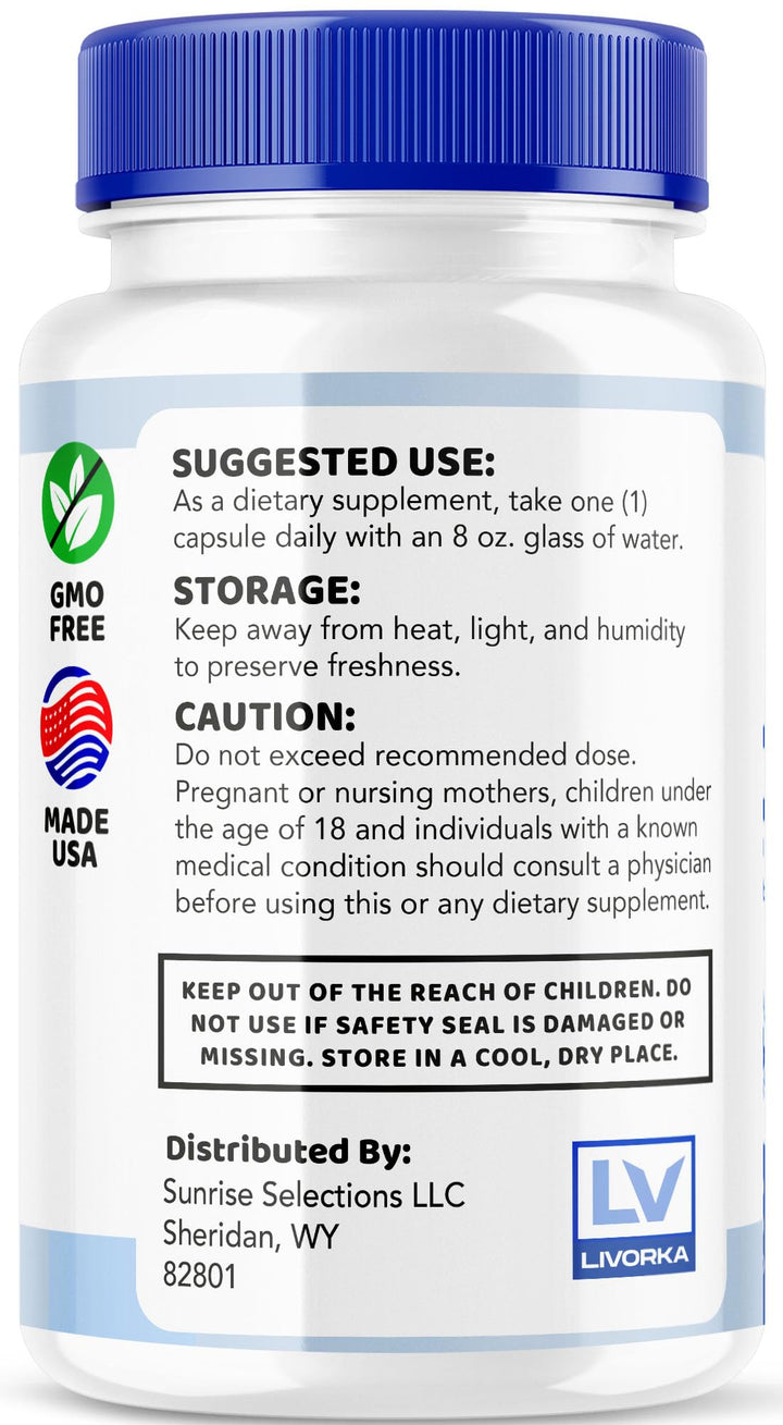 LIVORKA Dentpure Probiotics shown with denture care routine in mind.