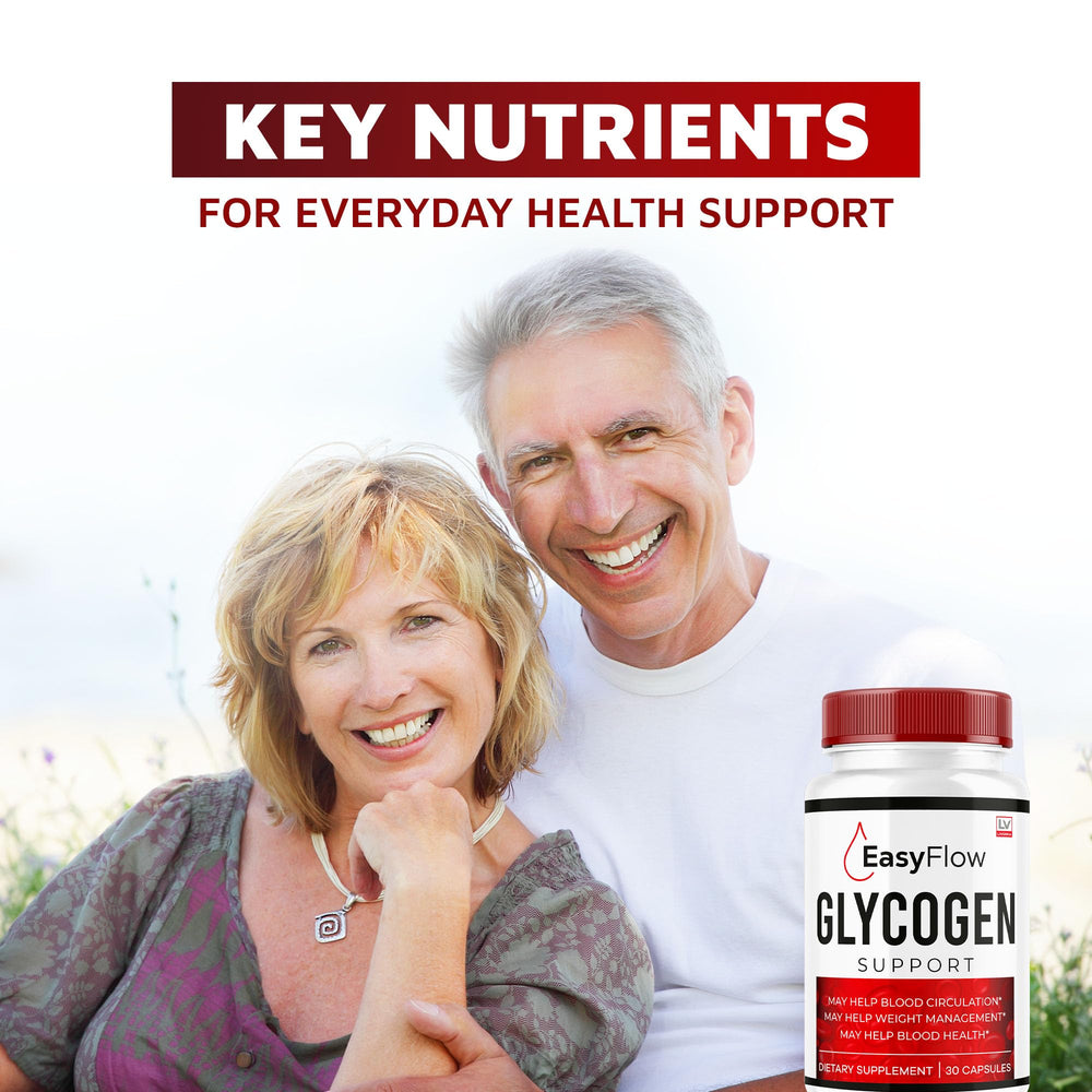 LIVORKA Easy Flow Glycogen label highlights GMP-certified quality