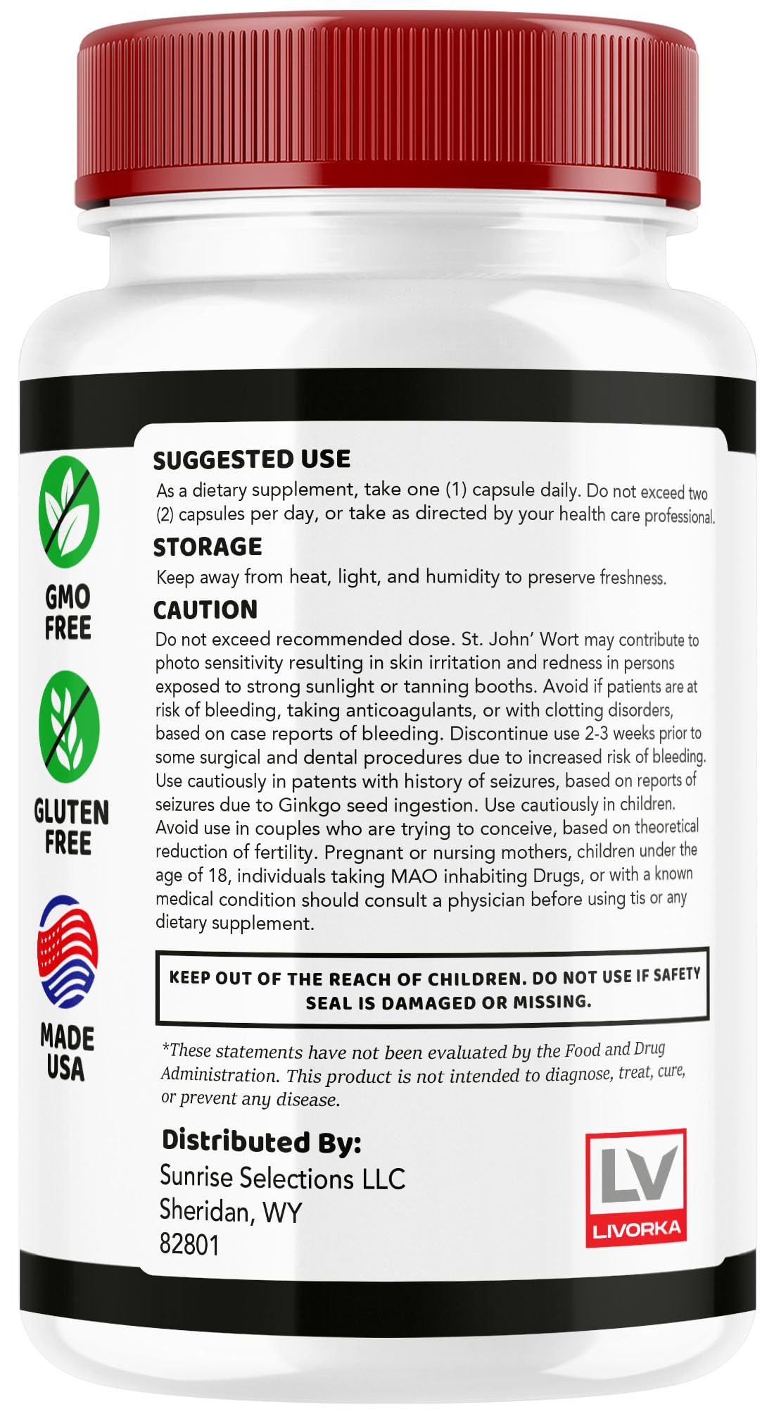 LIVORKA Easy Flow Glycogen packaging reveals a one-month supply
