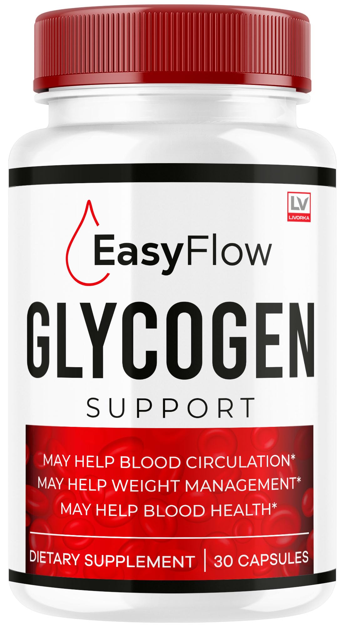LIVORKA Easy Flow Glycogen bottle supports daily wellness and routine consistency