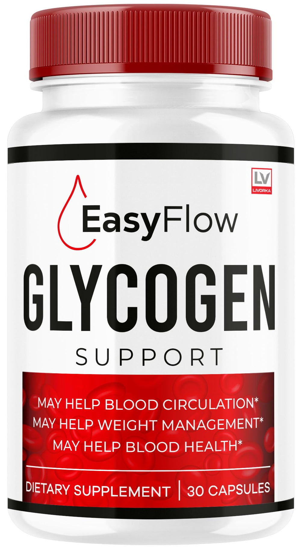 LIVORKA Easy Flow Glycogen bottle supports daily wellness and routine consistency