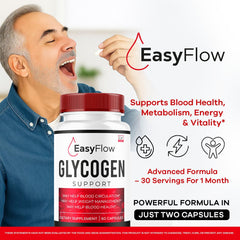 LIVORKA Easy Flow Glycogen capsules close-up for easy daily intake