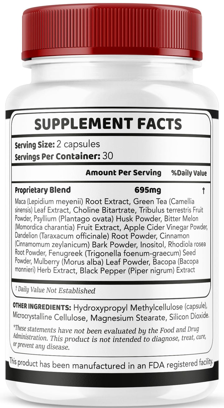 LIVORKA Easy Flow Glycogen capsules beside a measurement spoon for dosing