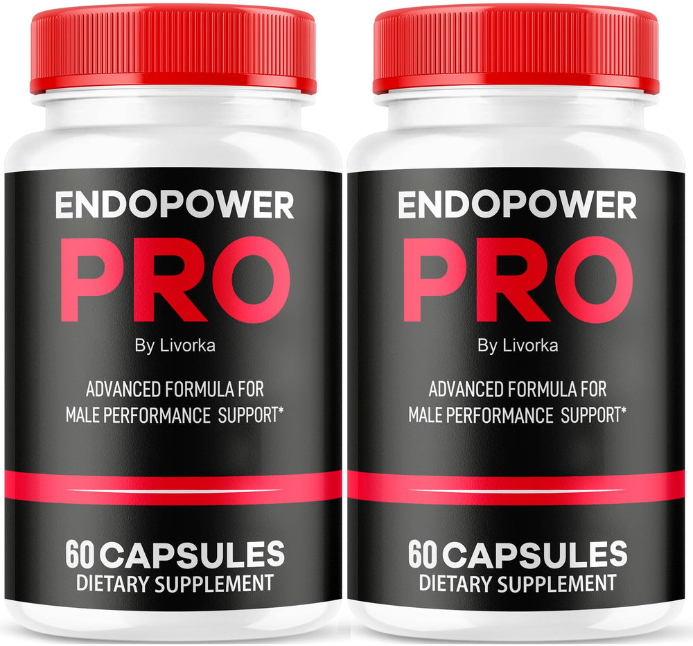 LIVORKA Endopower Pro pills bottle ready for daily use with clear labeling.