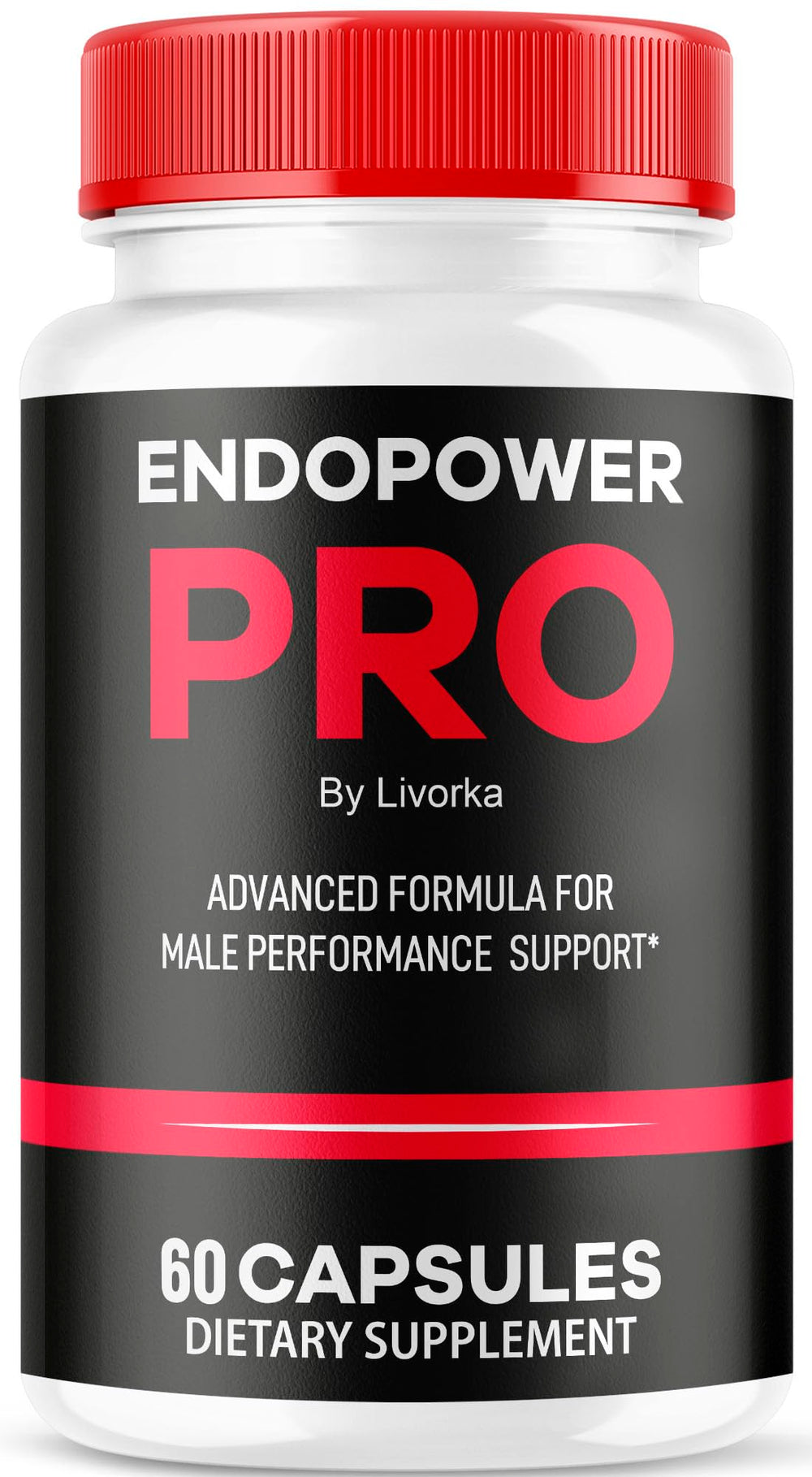 LIVORKA Endopower Pro bottle on a clean surface signaling daily wellness