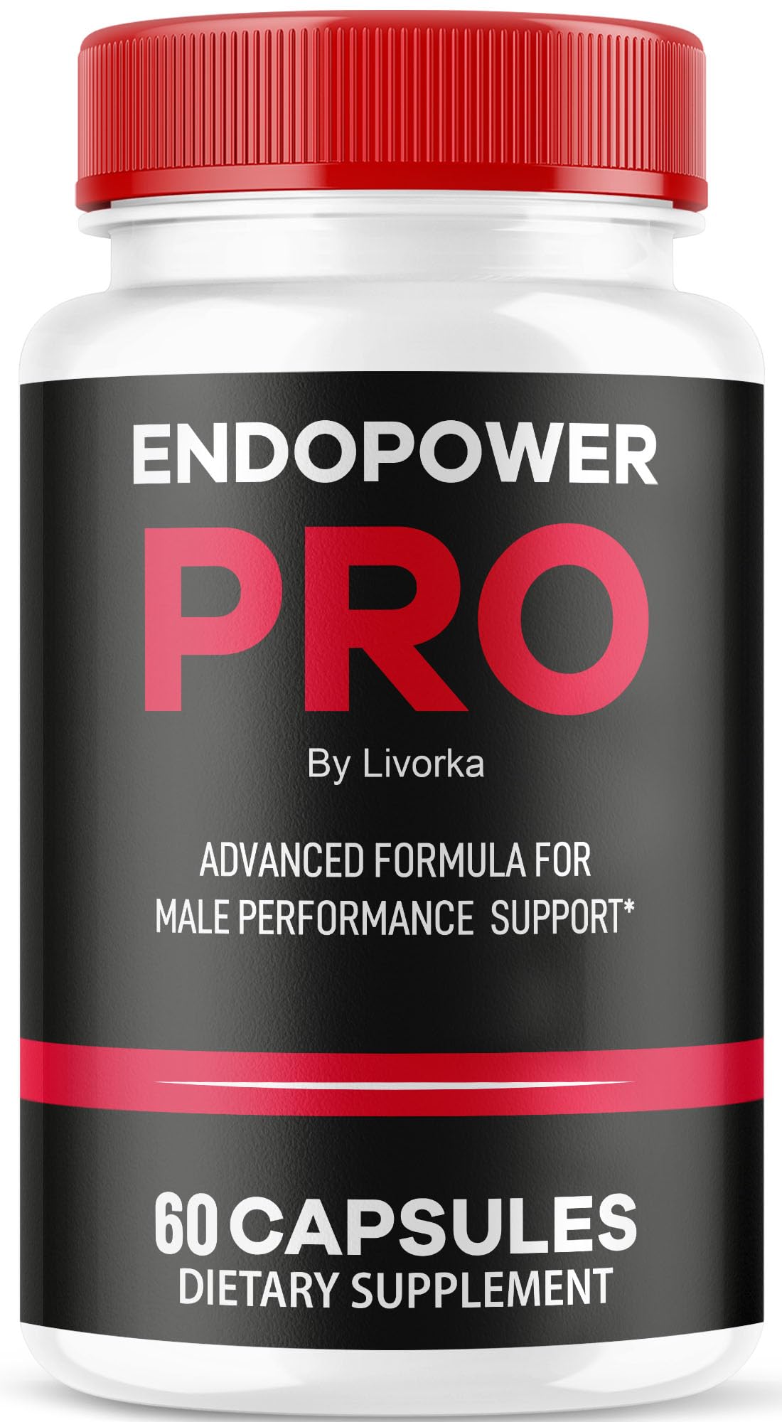LIVORKA Endopower Pro bottle on a clean surface signaling daily wellness