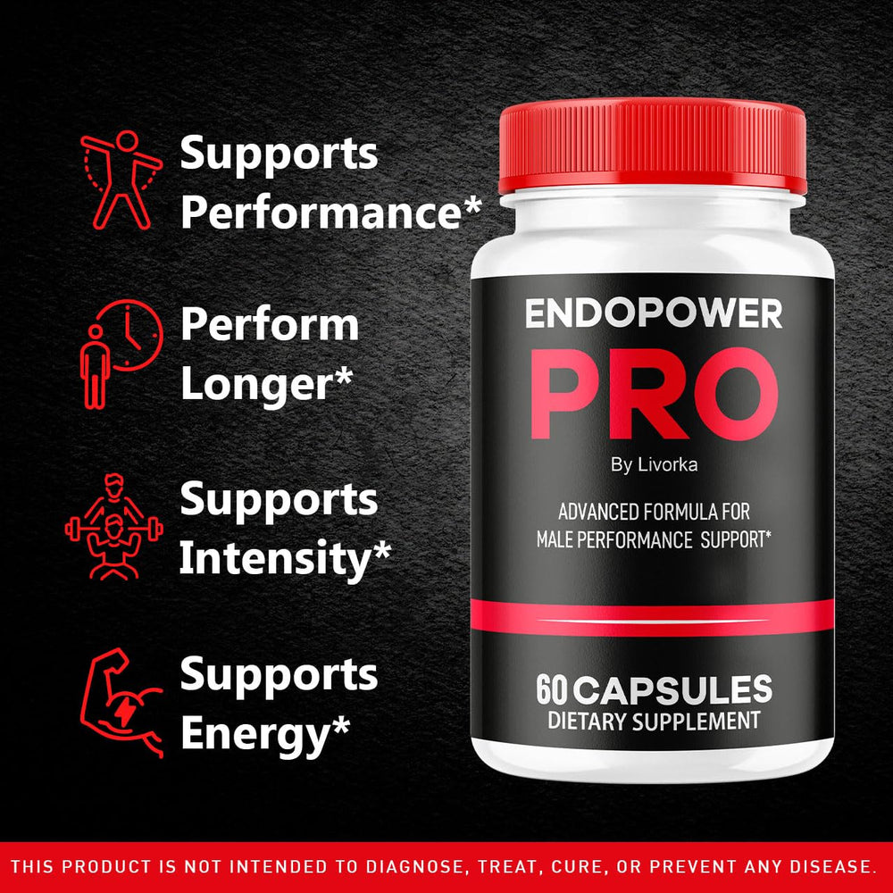 Close-up of LIVORKA Endopower Pro capsules showing smooth texture.