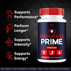 LIVORKA Enduraxe Prime bottle side detailing ingredients for daily use