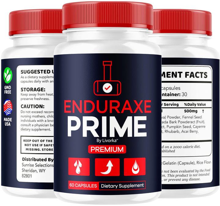 LIVORKA branding on packaging reinforcing official Enduraxe Prime