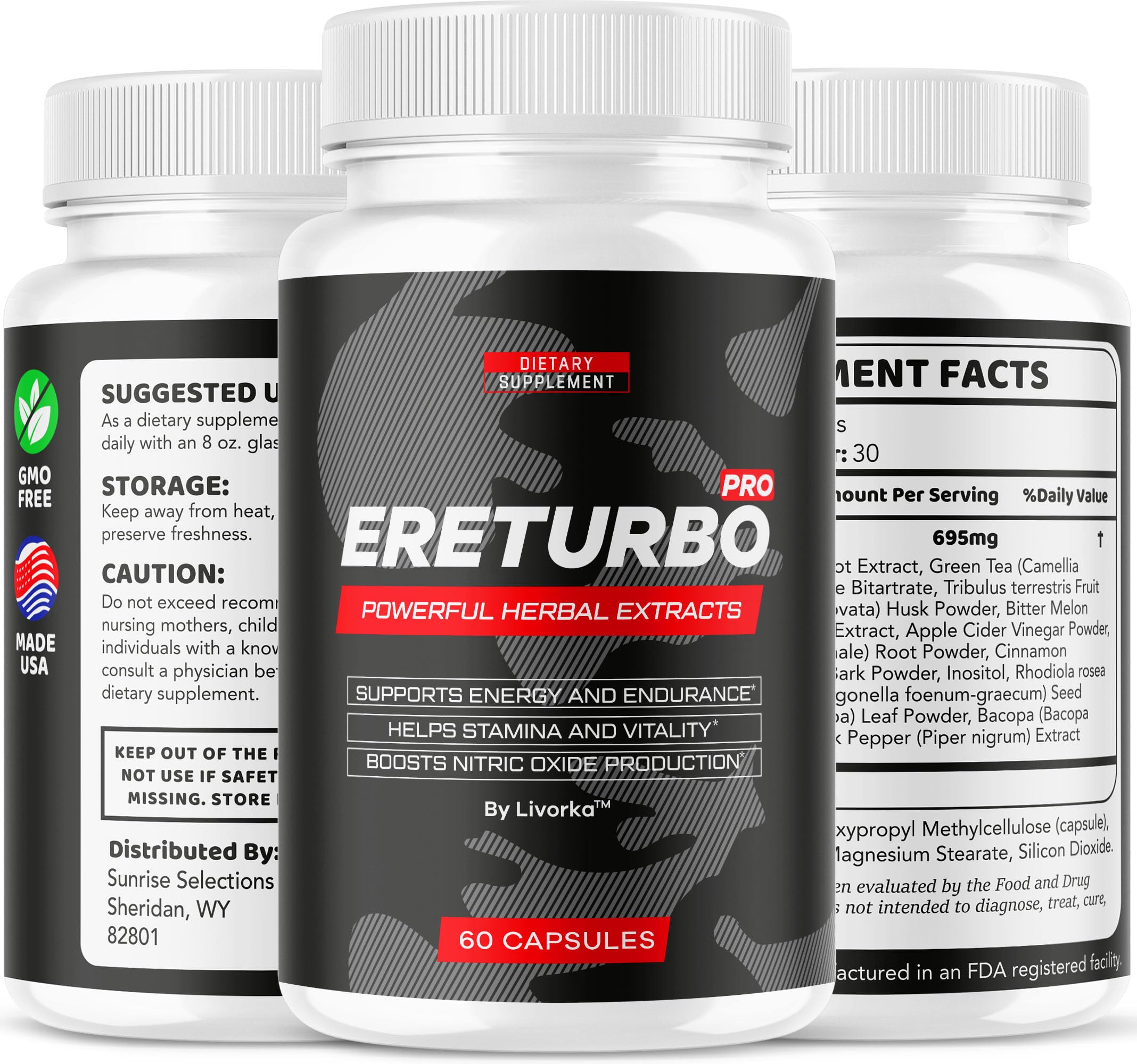 LIVORKA Ereturbo Pro bottle with seal signals safety.