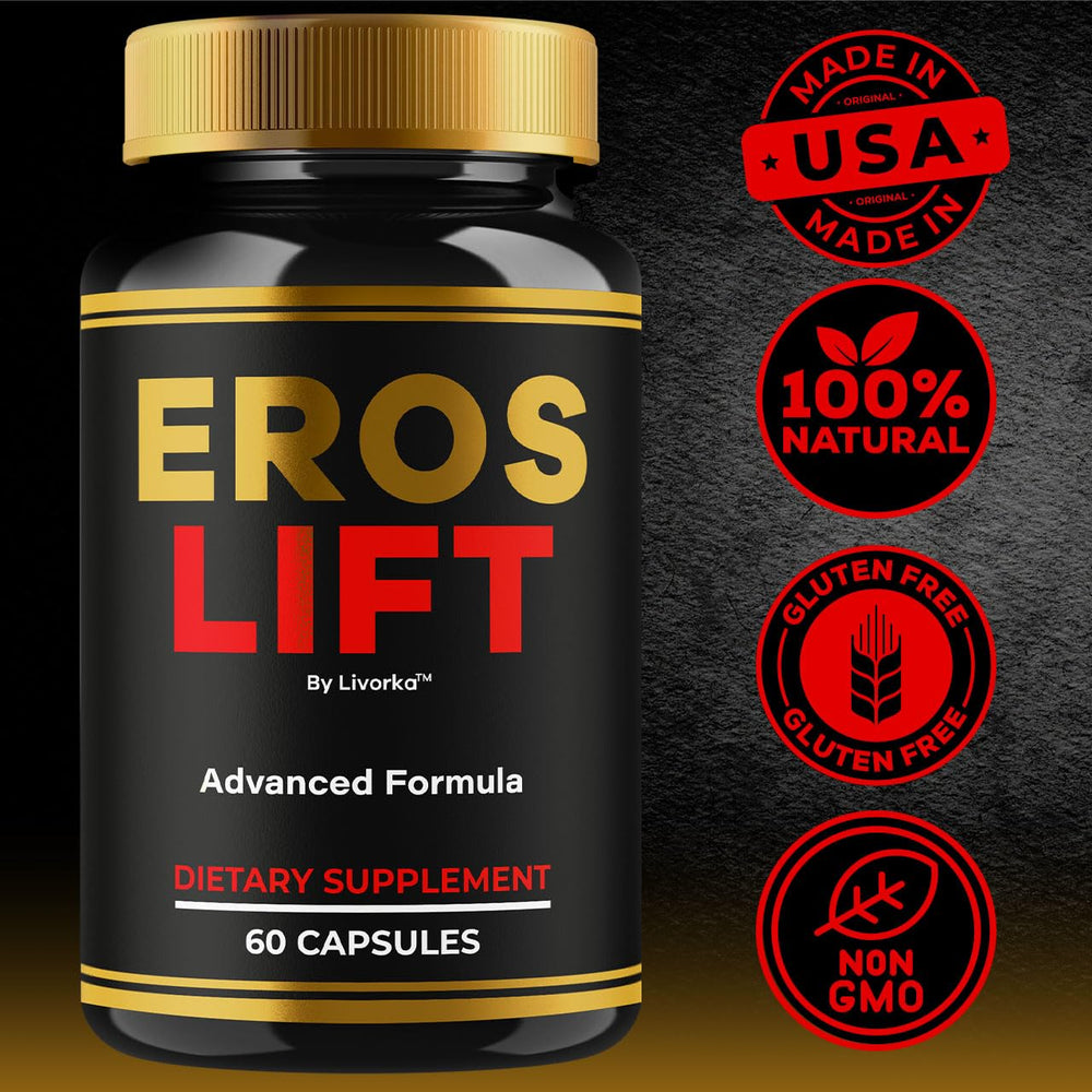 Official-label of Eros Lift Advanced Formula communicates quality and trust.