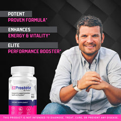 EZ Prostate pill blister pack for organized on-the-go dosing.