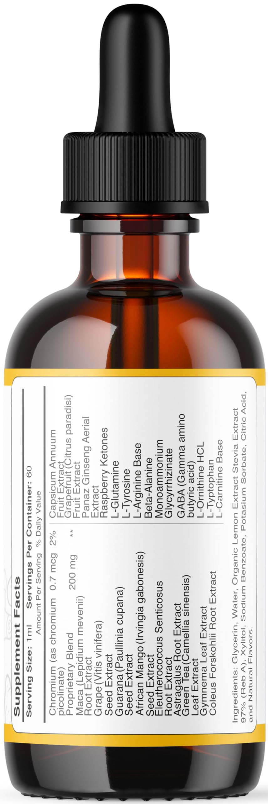 LIVORKA Ginger Slim Drops 1-month supply view for planning your regimen.