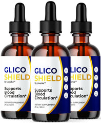 LIVORKA GlicoShield Drops 3-pack bottle front for daily wellness support.