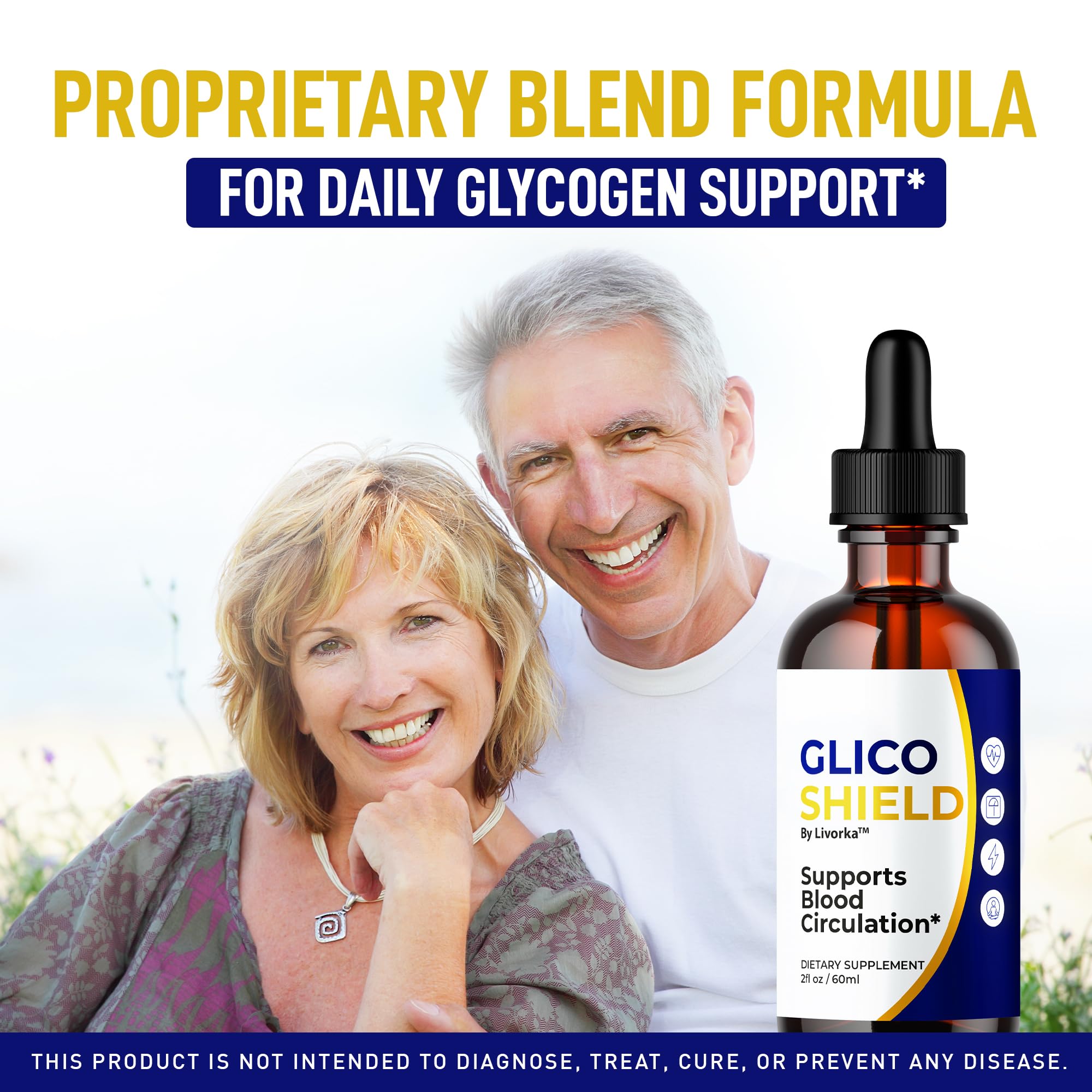 LIVORKA GlicoShield Drops dropper view highlighting easy dosing.
