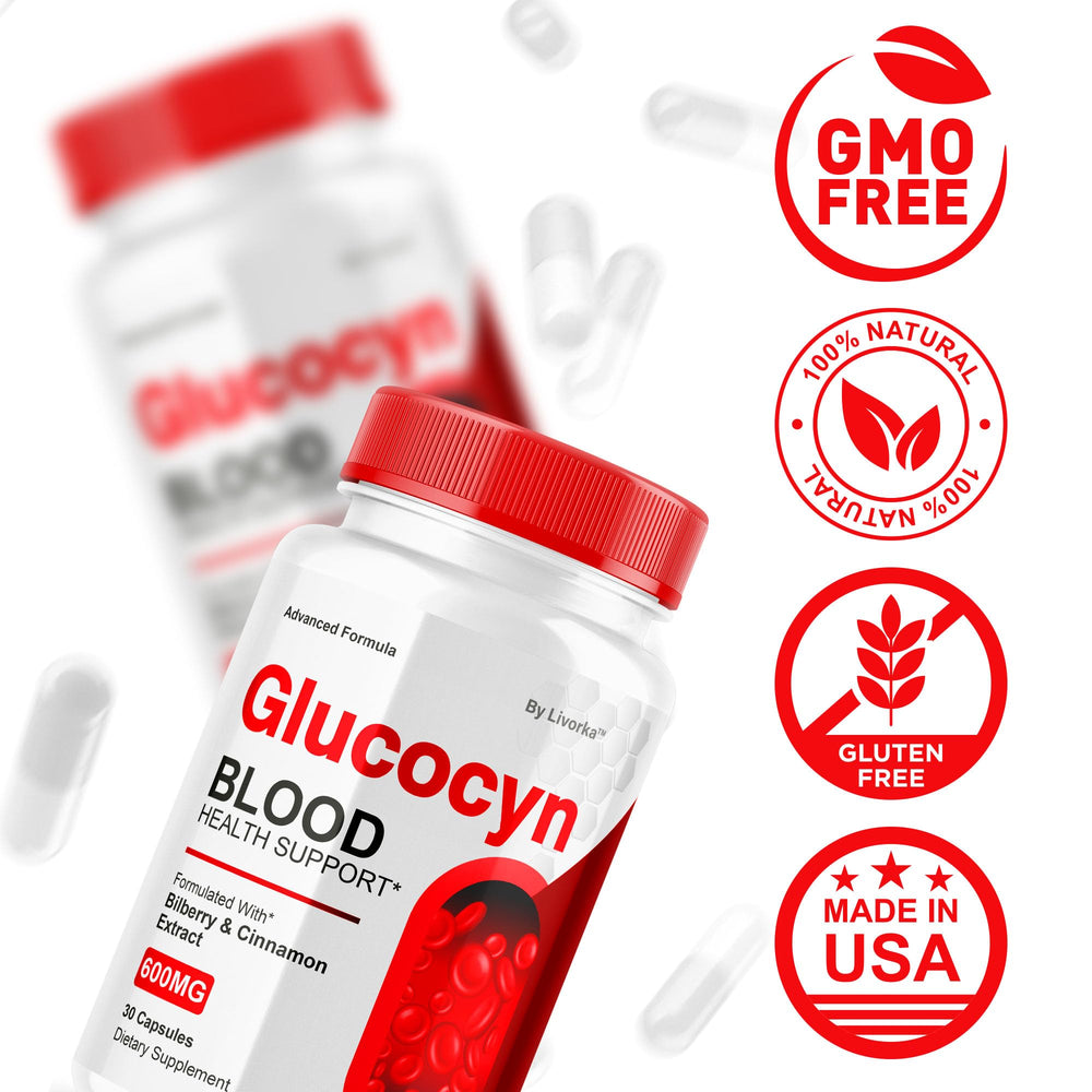 LIVORKA Glucocyn label detail emphasizes natural ingredients.