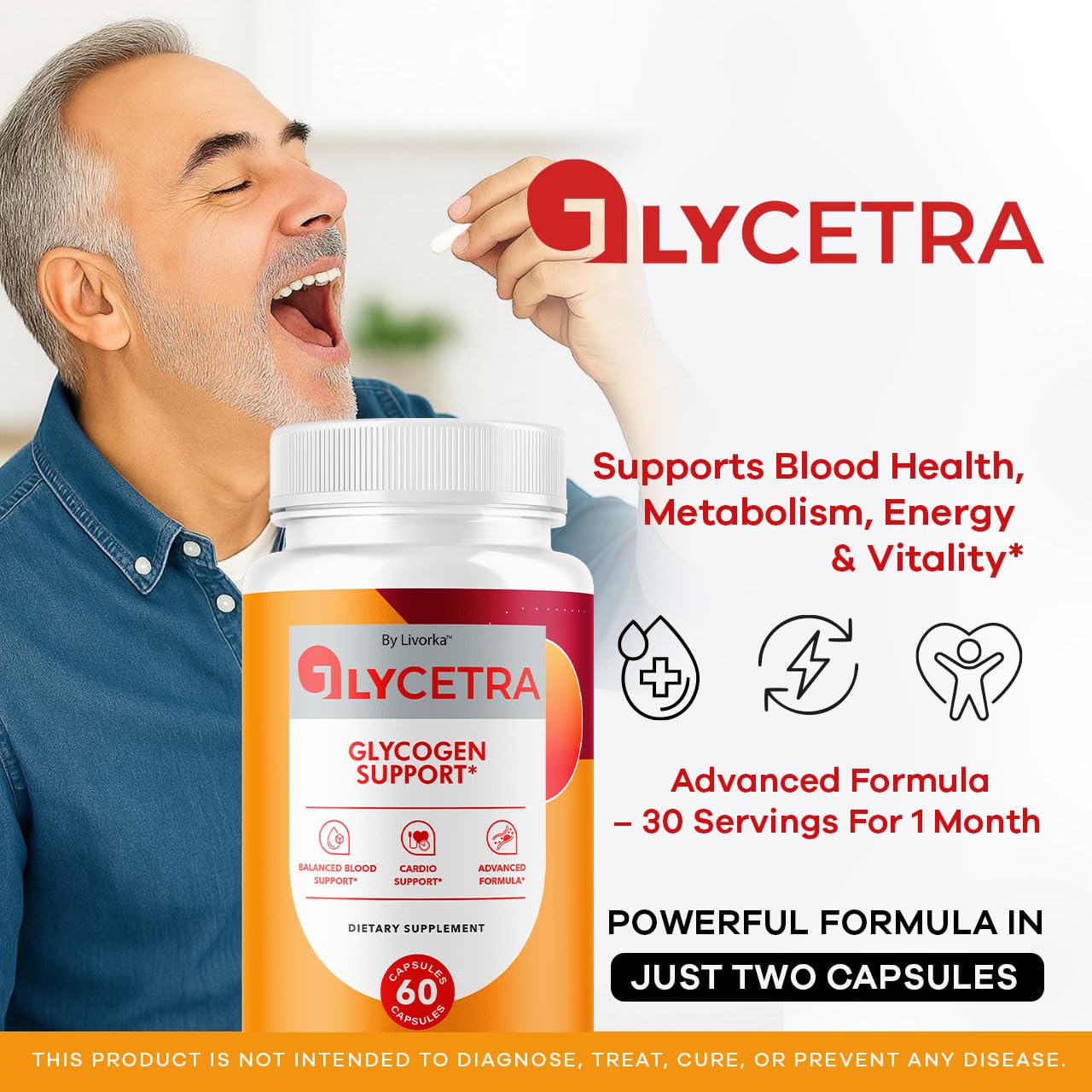 LIVORKA Glycetra 5 pack box emphasizes value for ongoing daily use