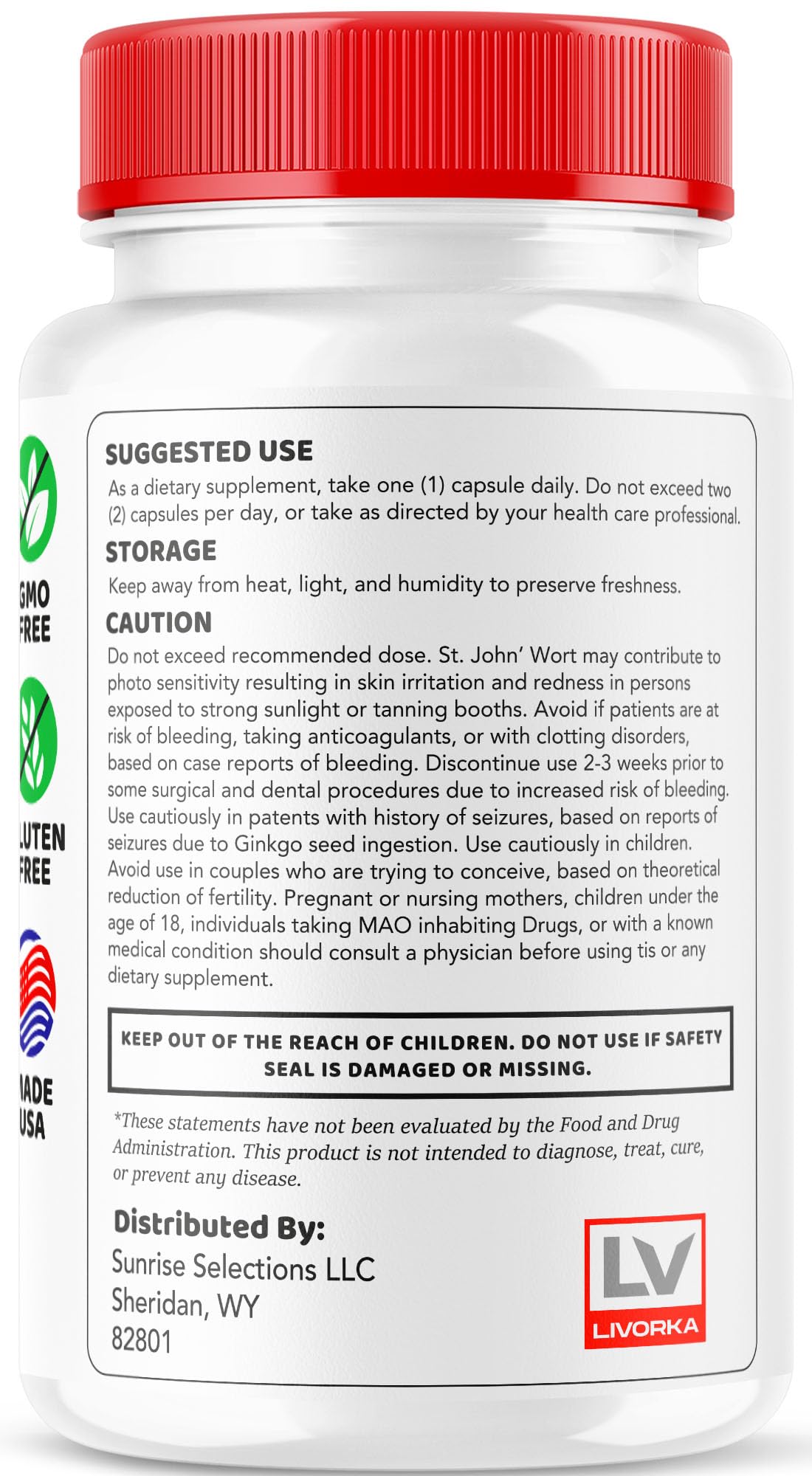 LIVORKA Glyco Prime 90 capsules displayed for three-month regimen.