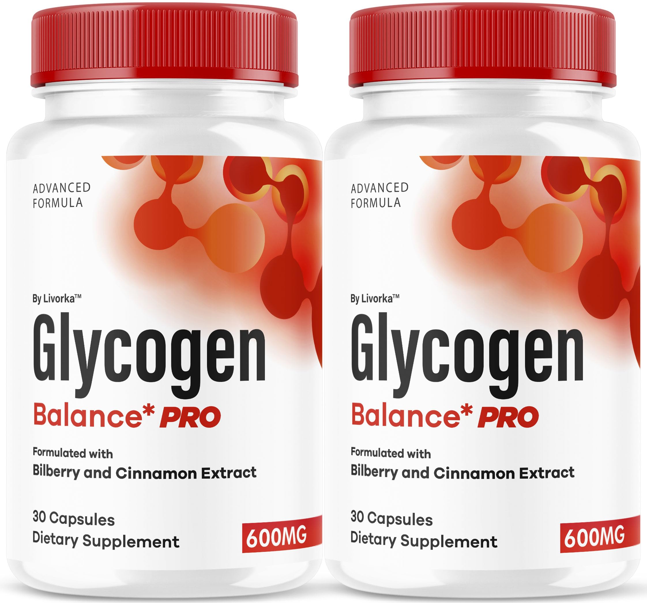 LIVORKA Glycogen Balance Pro bottle front for daily wellness support