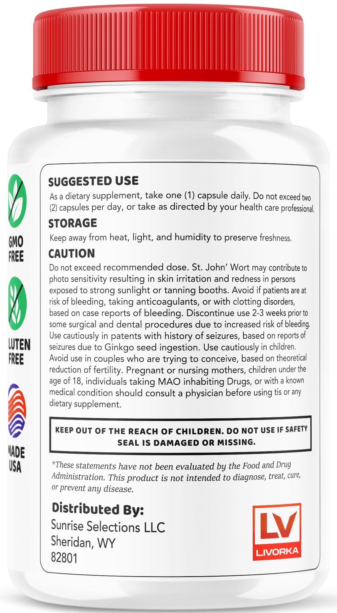 LIVORKA Glycogen Balance Pro packaging hero highlights premium wellness