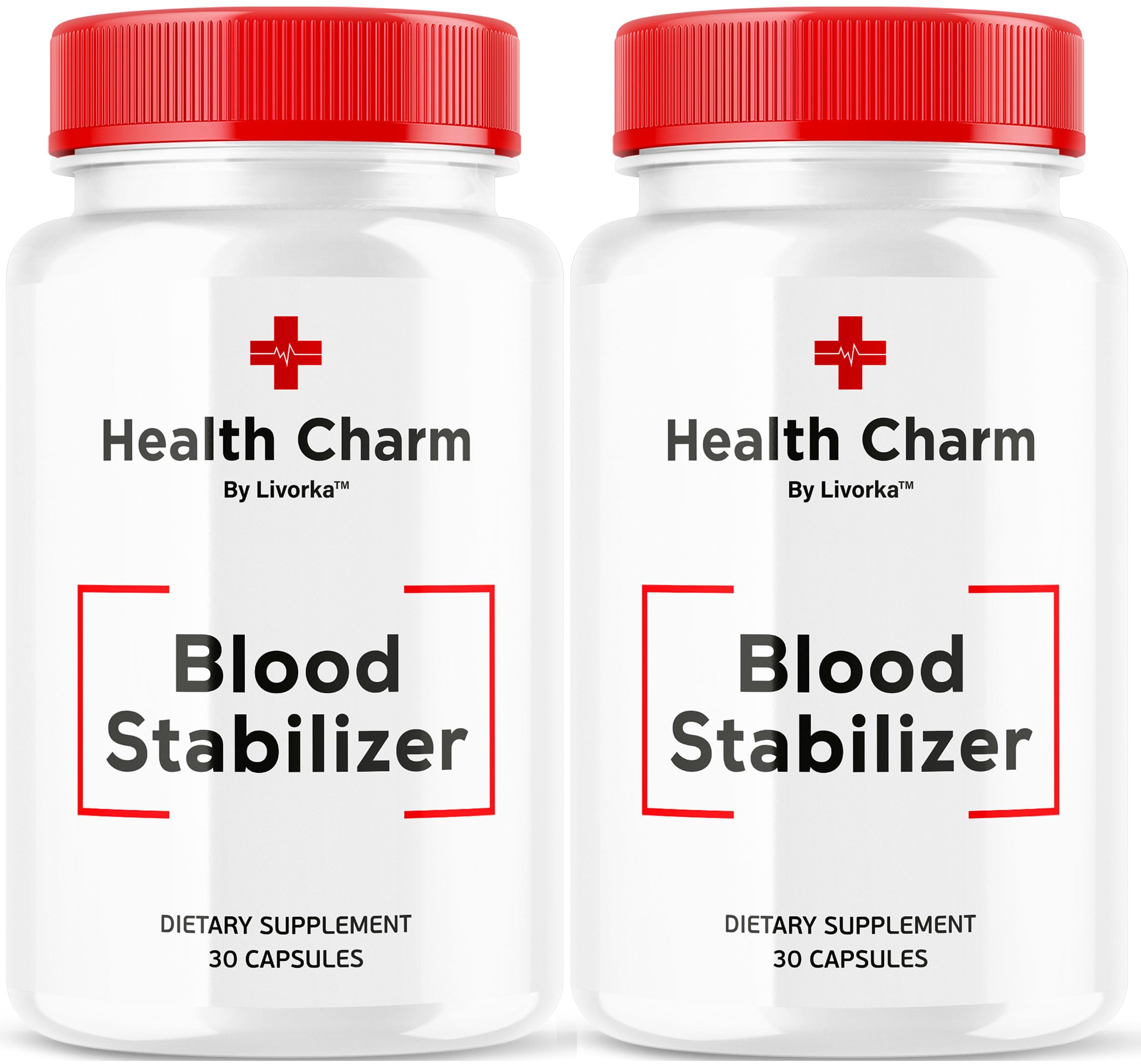 LIVORKA Health Charm Capsules bottle front view for daily wellness support.