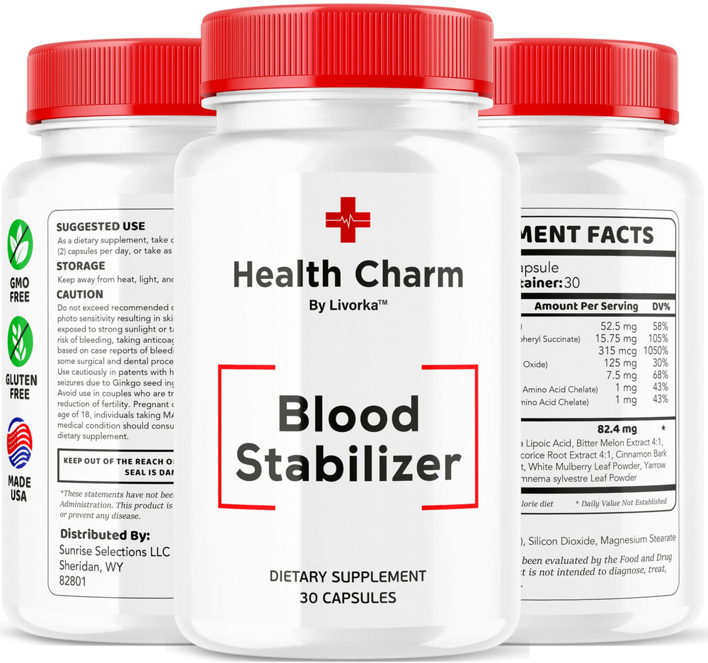 LIVORKA Health Charm Capsules packaging with official seal