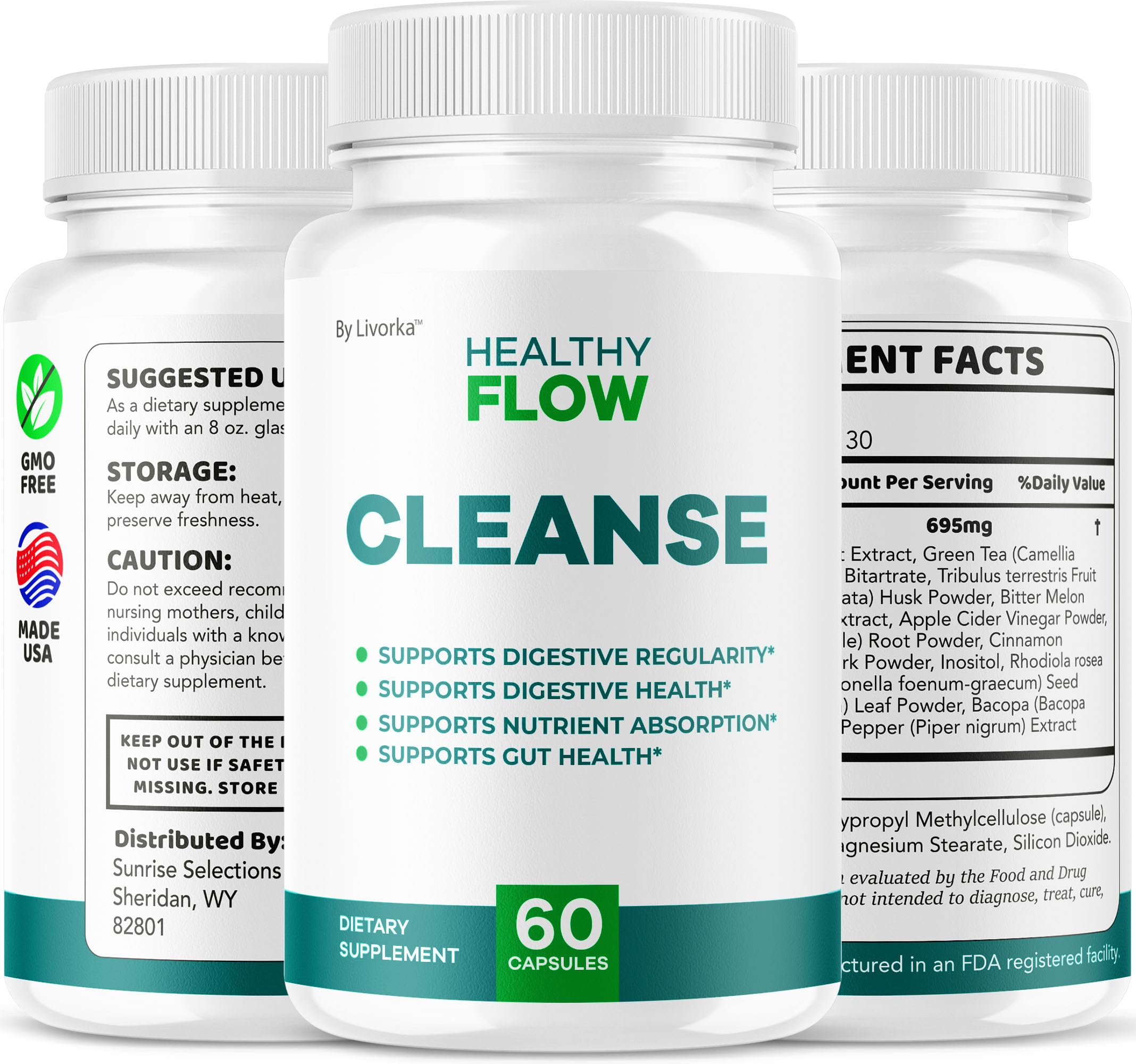 Outdoor usage scene of LIVORKA Healthy Flow Cleanse on the go