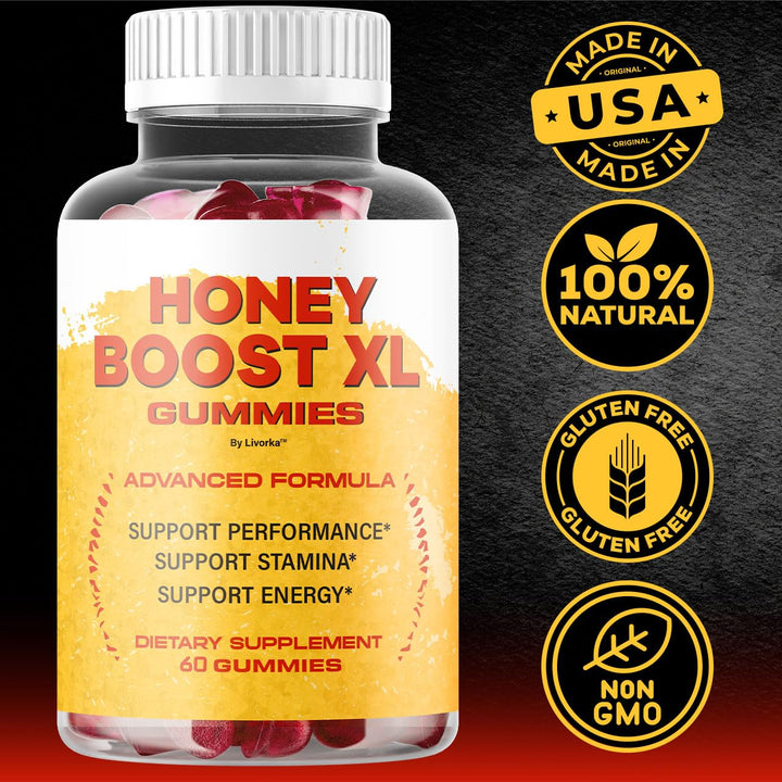 LIVORKA Honey Boost XL Gummies in a daily-use scene for routine.