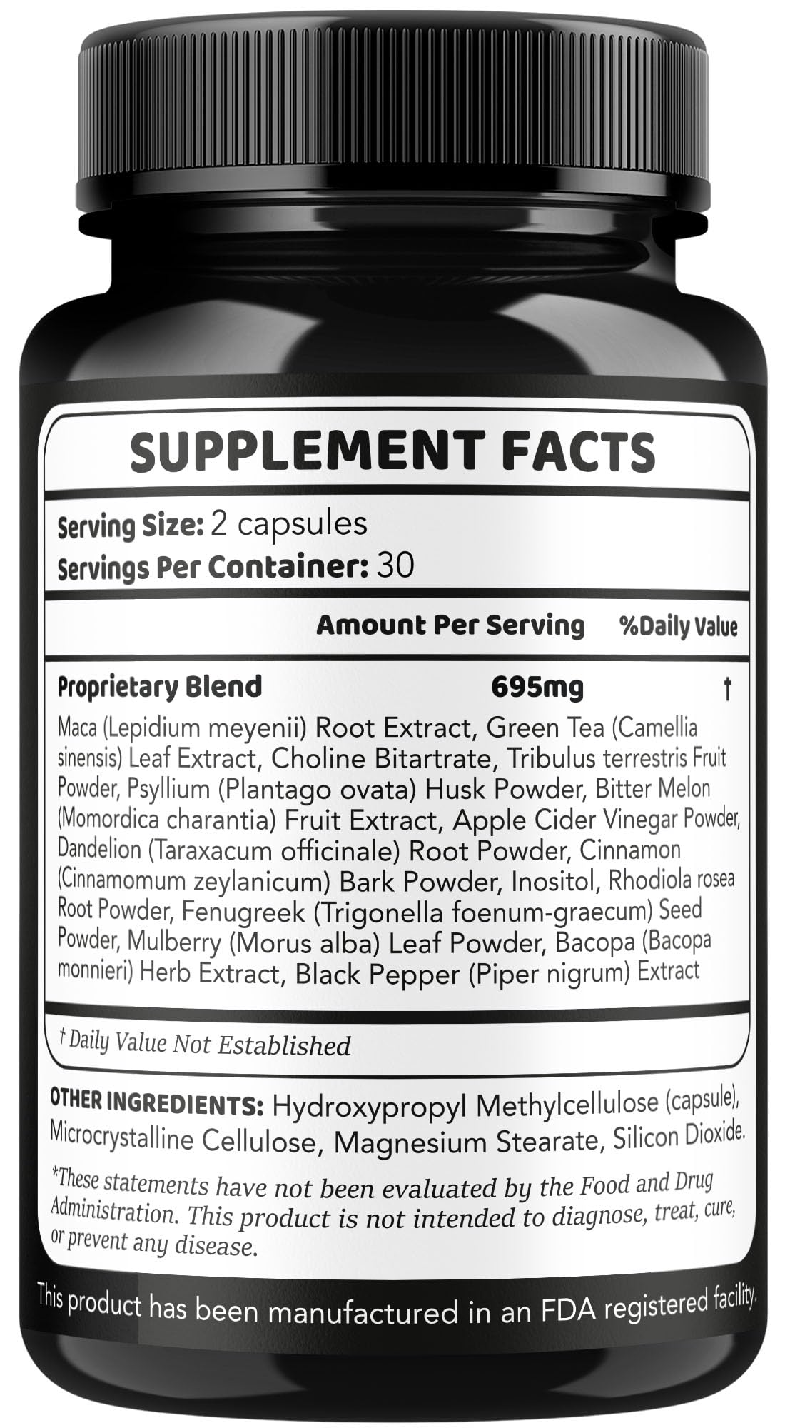 LIVORKA IQ Surge Pro bottle back label with dosage guidance