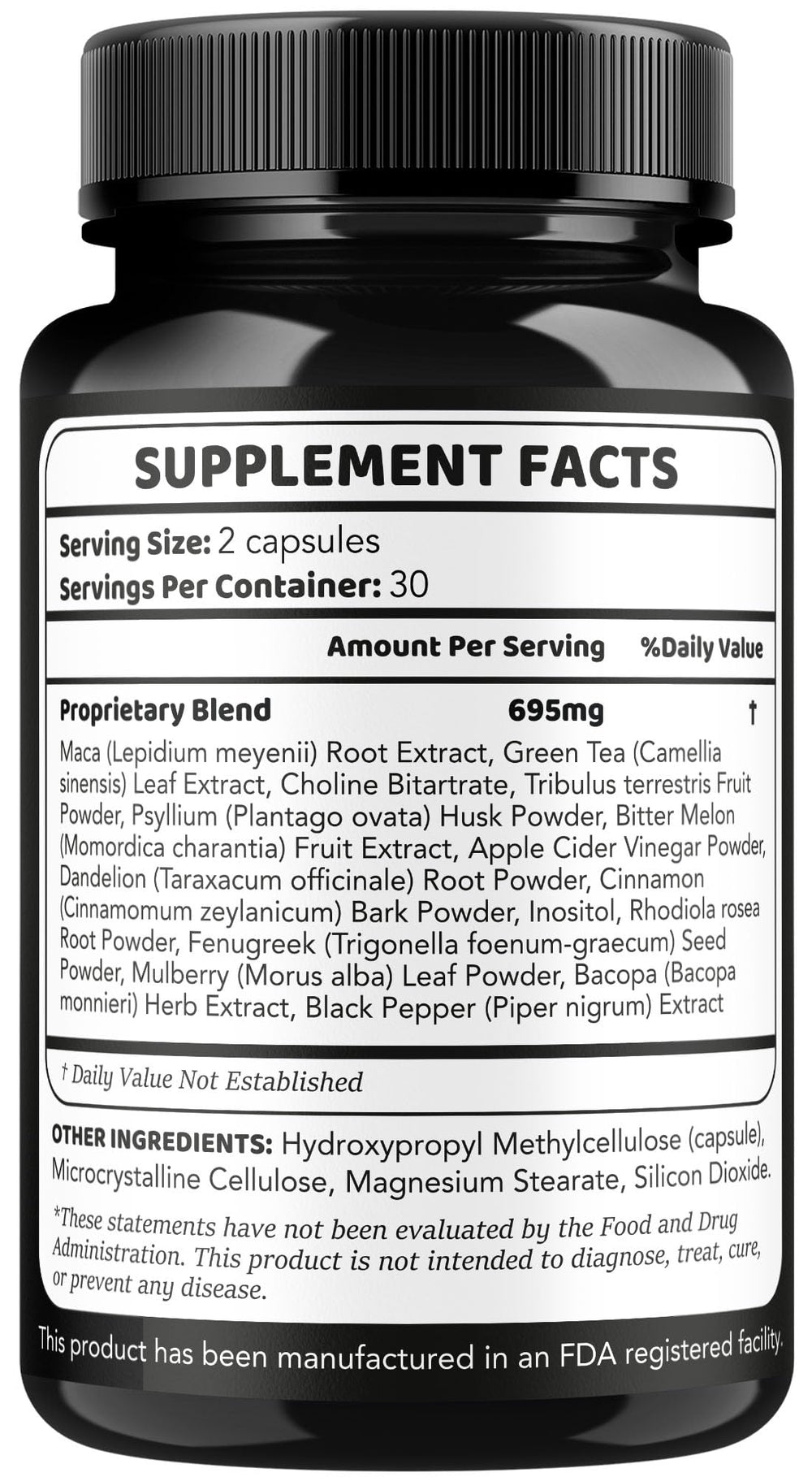 LIVORKA IQ Surge Pro bottle back label with dosage guidance