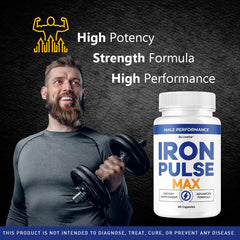 Close view of LIVORKA Iron Pulse Max capsules ready for daily use.