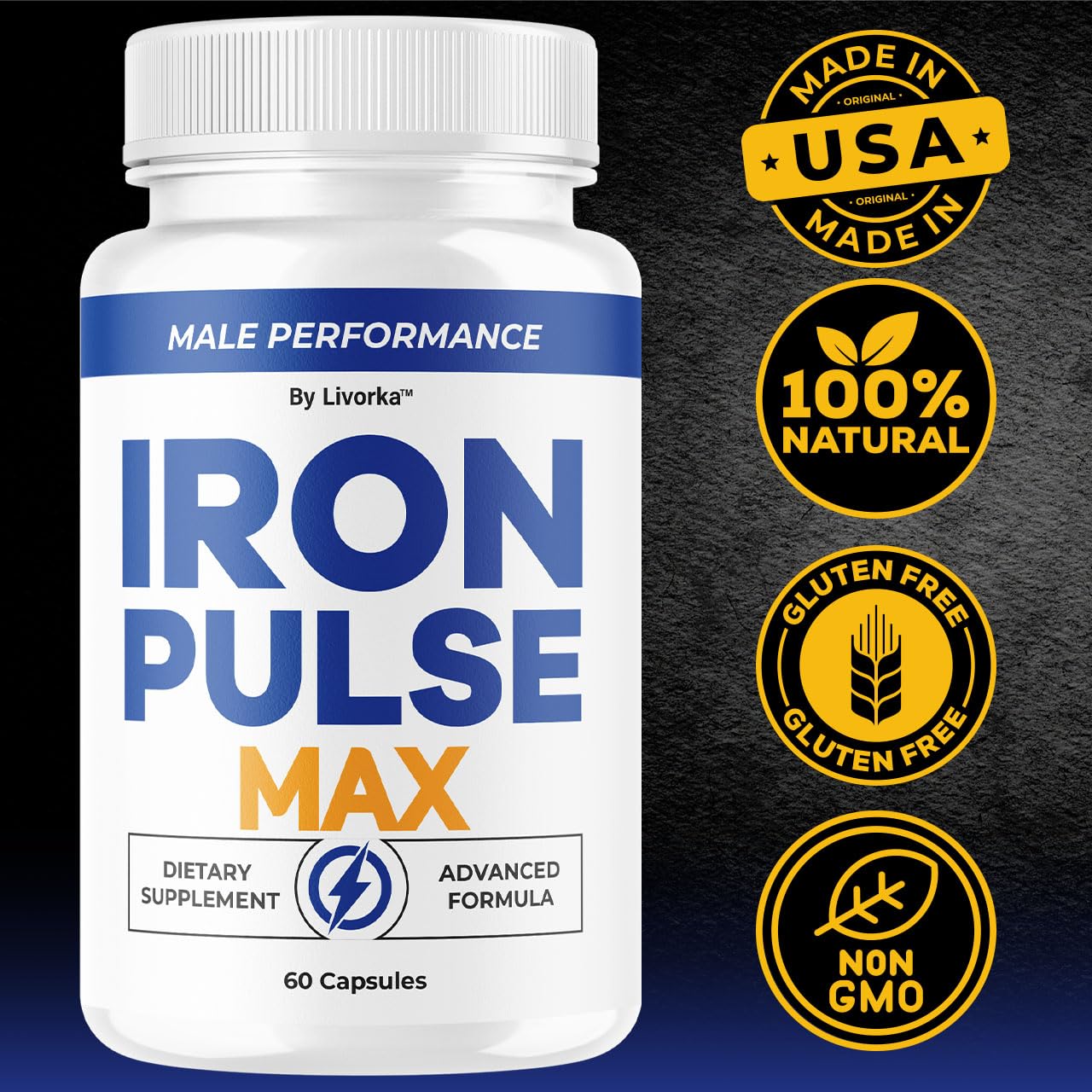 5-pack LIVORKA Iron Pulse Max packaging emphasizes value for customers.