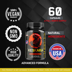 LIVORKA Keskara label detail emphasizing all-natural formula.