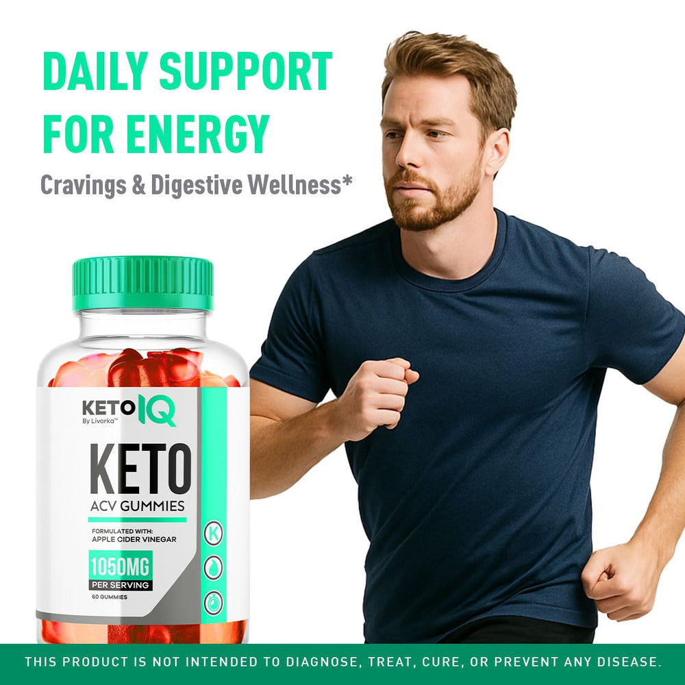Closeup of LIVORKA Keto IQ ACV Gummies texture and color