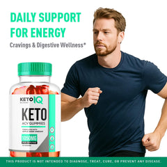 LIVORKA Keto IQ ACV Gummies packaging with 60-count bottle