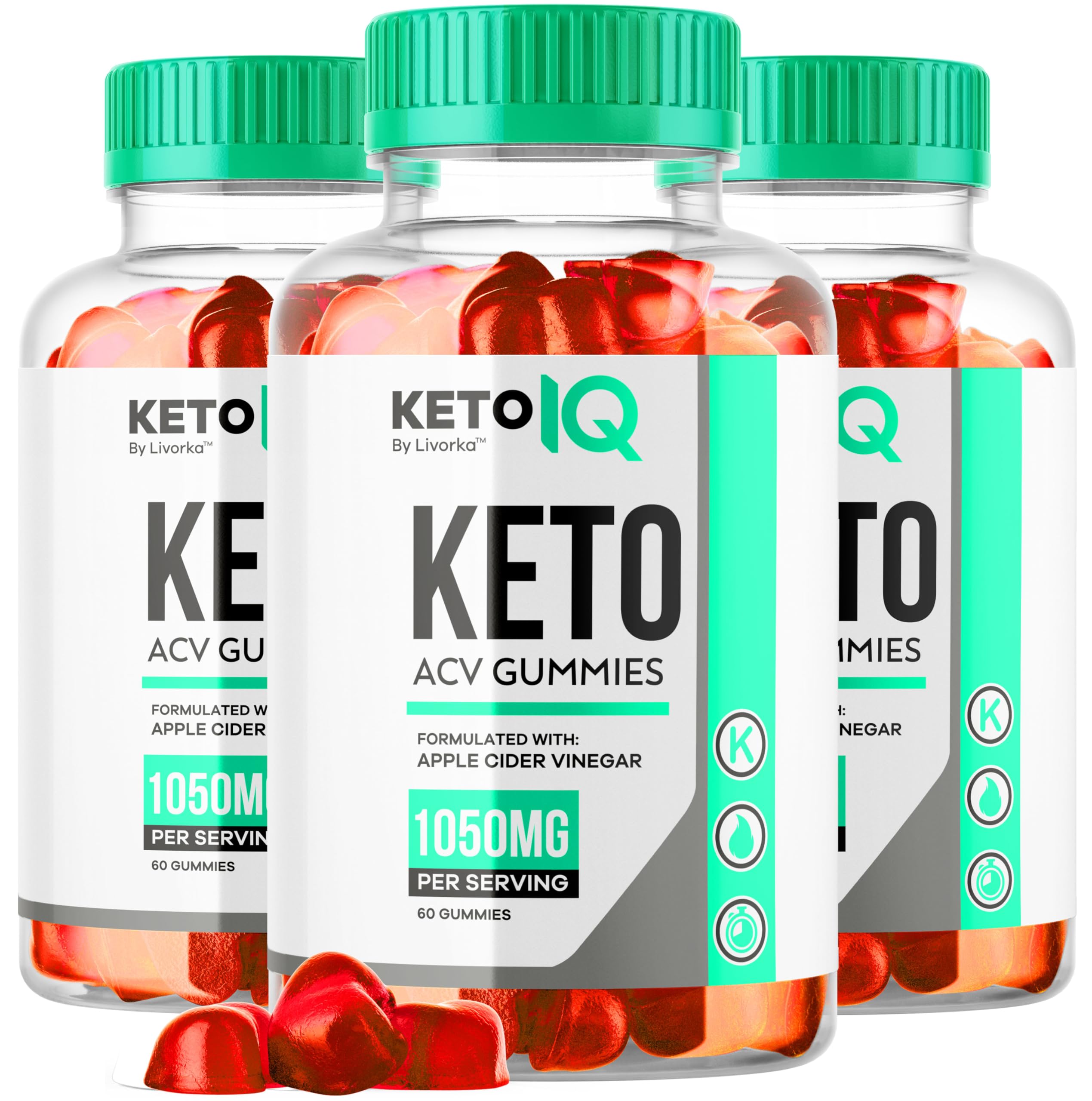 LIVORKA Keto IQ gummies pack shot, convenient daily-use option for wellness.