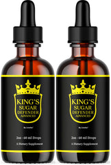 LIVORKA Kings Sugar Defender Drops bottles front view for everyday wellness support.