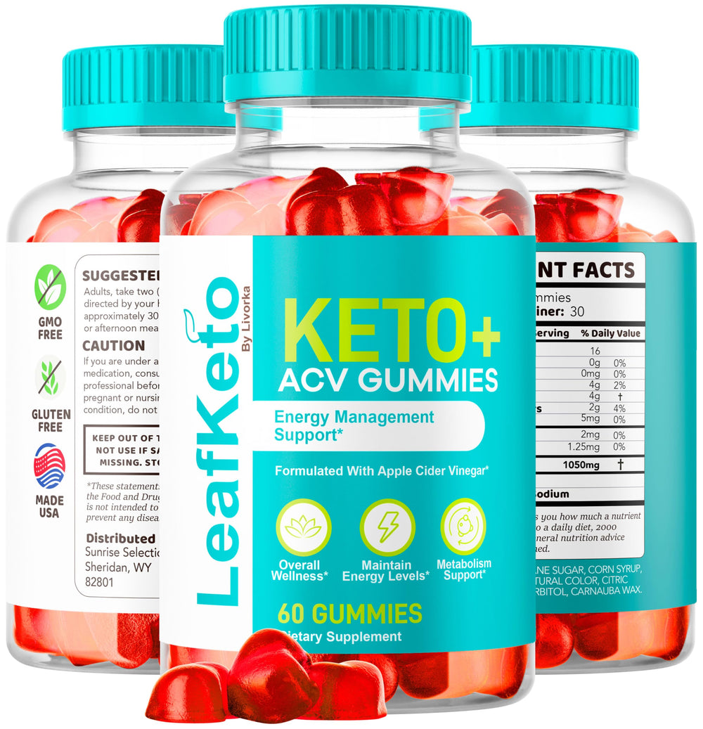 Sealed LIVORKA Leaf Keto gummy bottle emphasizes safety and quality