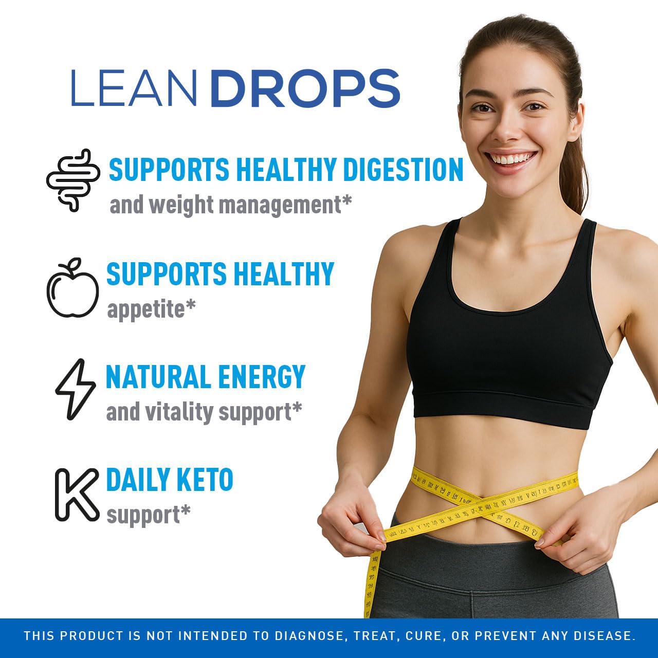 LIVORKA Lean Drops liquid pour for easy daily dosing and convenience.