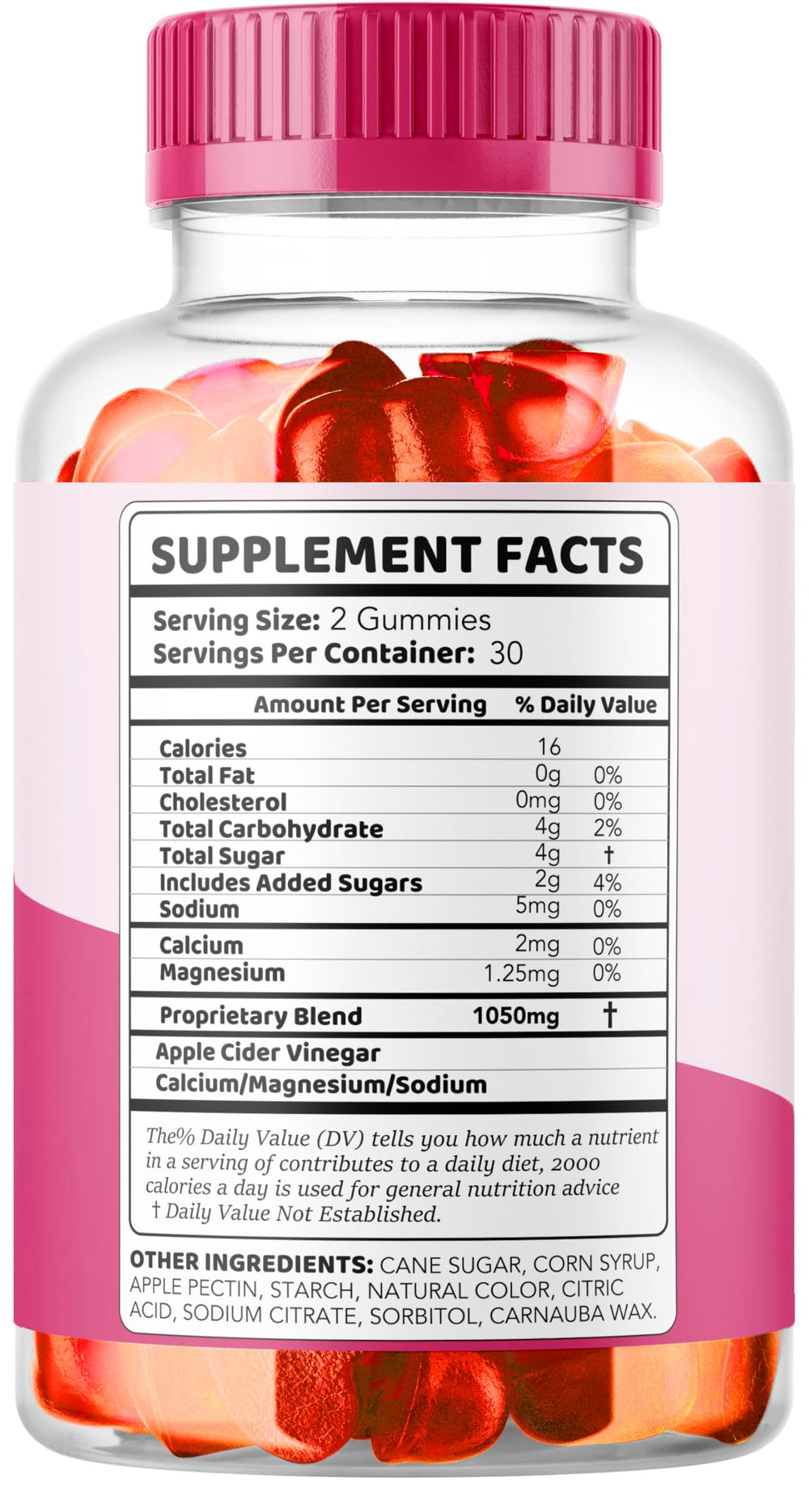 LIVORKA Lipogummies ingredients label for transparency