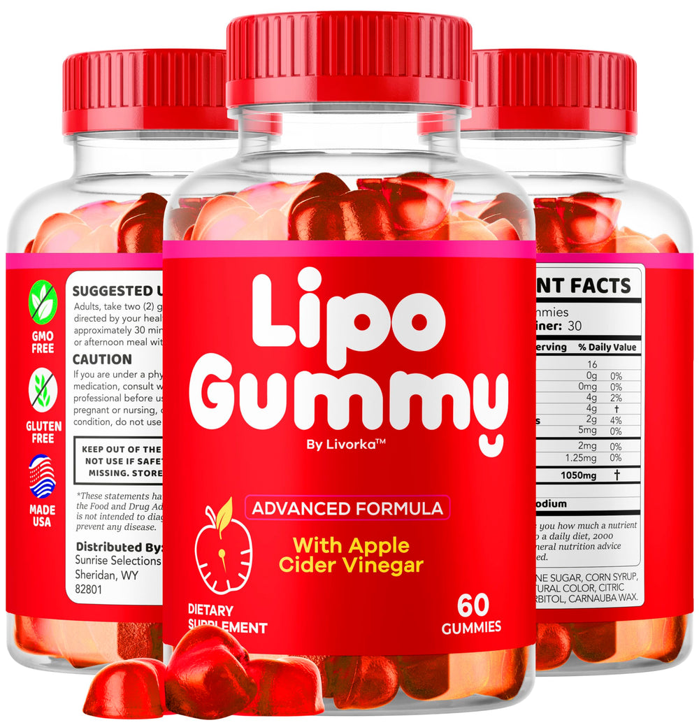 LIVORKA LipoGummy serving ideas image for easy daily use