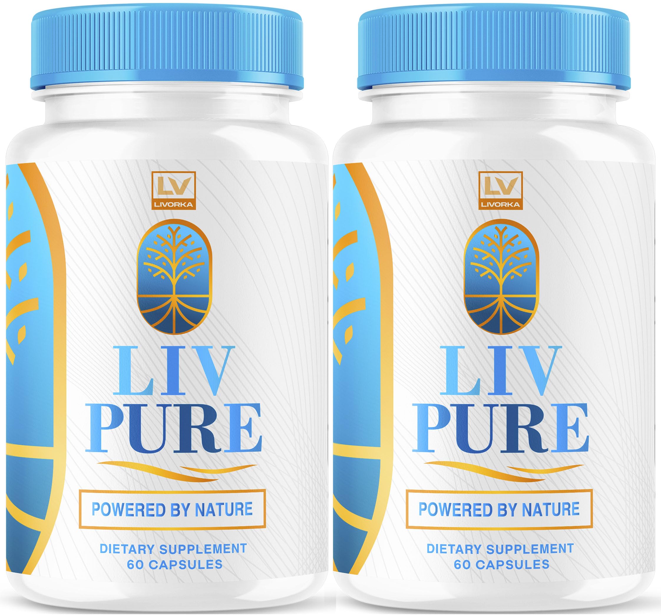 LIVORKA Liv Pure bottle close-up for daily wellness support