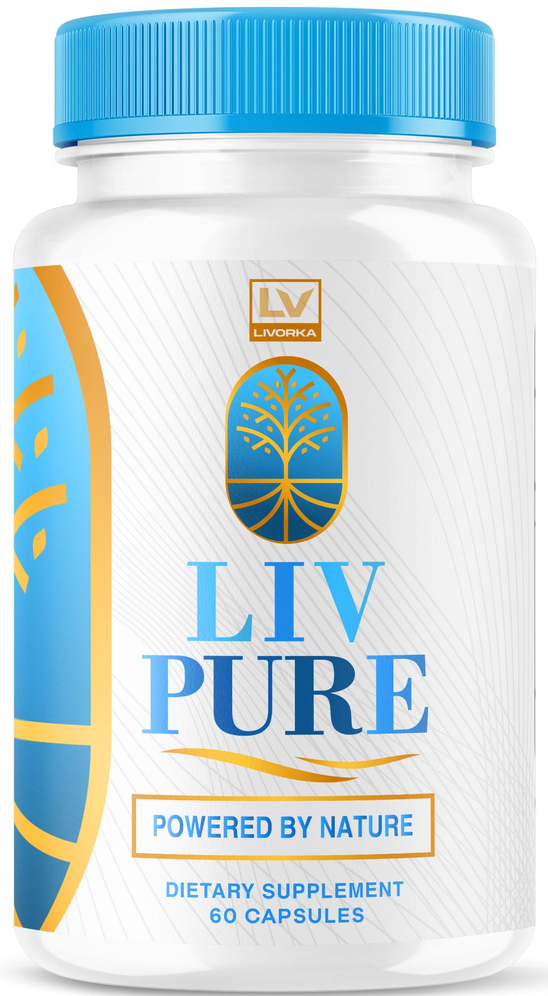 LIVORKA LivPure capsules bottle close-up for daily wellness.