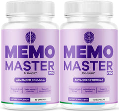 LIVORKA Memo Master Pro bottle front shows daily memory support.