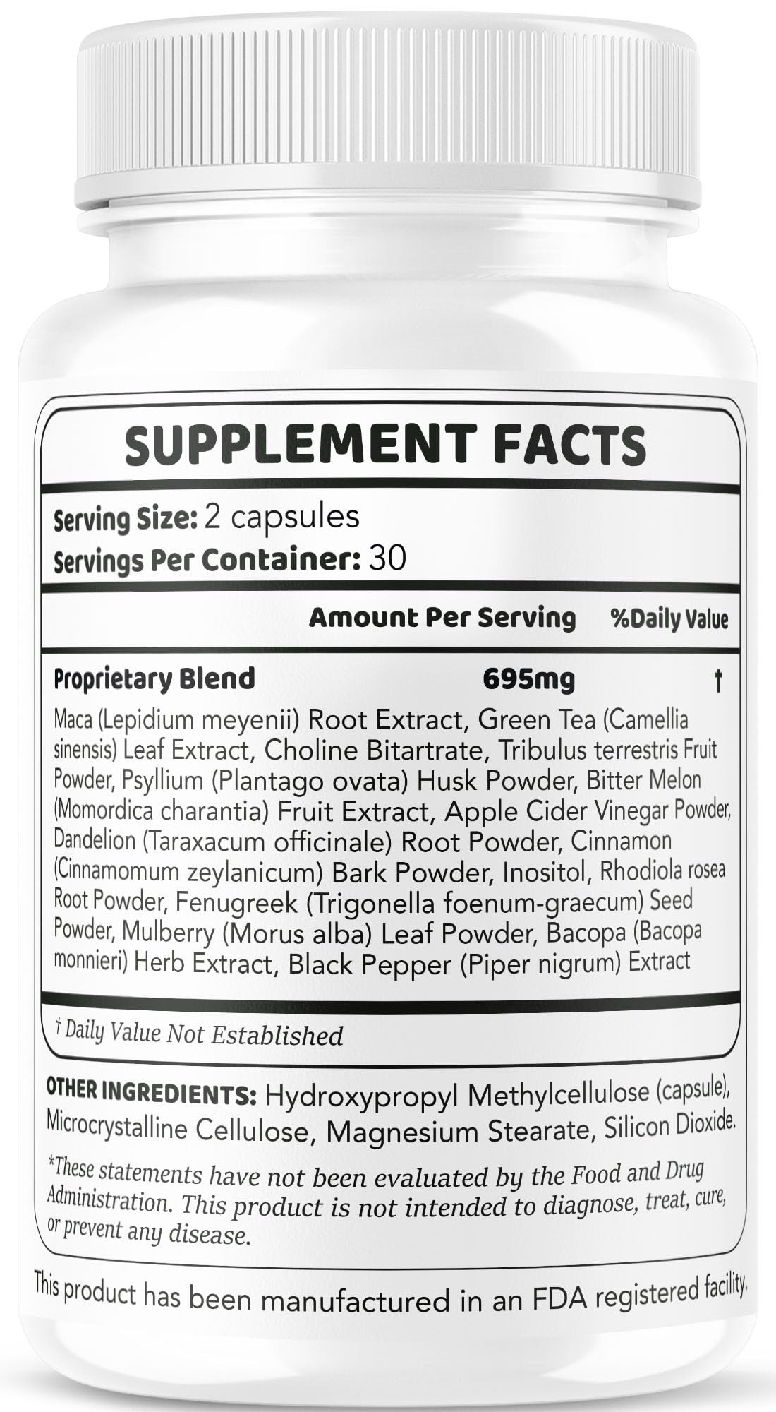 Label close-up showing advanced formula and quality packaging.