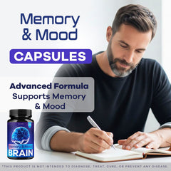 LIVORKA Memory Mood Brain bottle front view showing the 3pack.