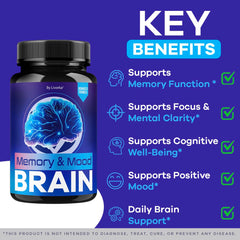 LIVORKA Memory Mood Brain bottle side view for product details.