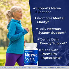 LIVORKA Nerve Sync capsules closeup showing smooth, easy-to-swallow capsules
